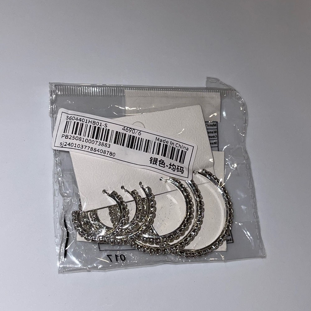 Elegant Silver Hoop Earrings